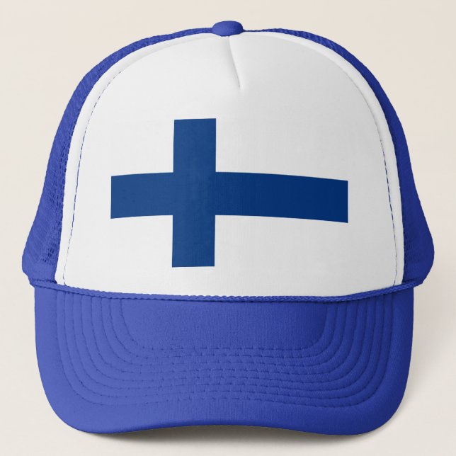 Finland Flag Trucker Hat (Front)