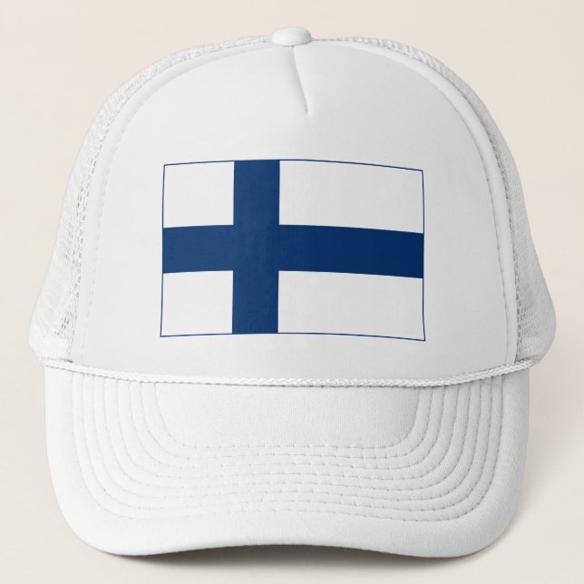 Finland Flag Trucker Hat (Front)
