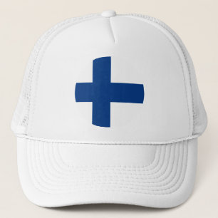 Finland flag Trucker Hat