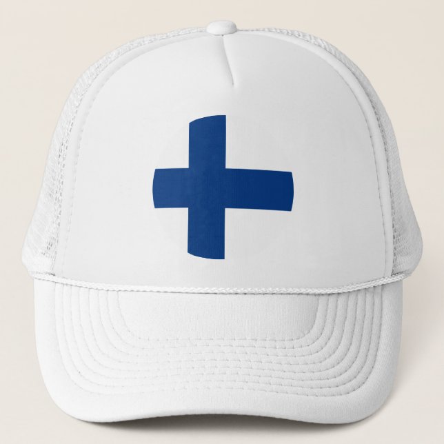 Finland flag Trucker Hat (Front)