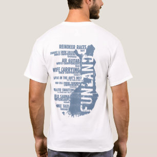 Finland Funland List 3 Back T-shirt