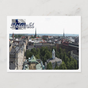 Finland - Helsinki - Helsingfors - Postcard