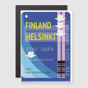 Finland Helsinki travel ticket