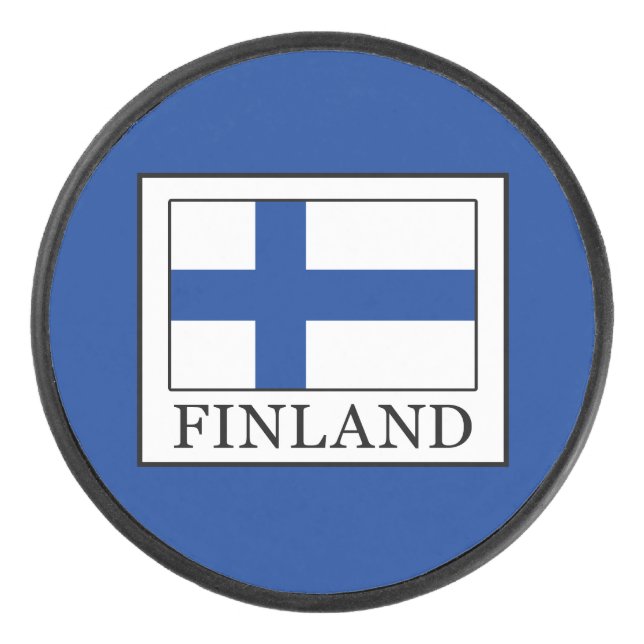 Finland Hockey Puck (Front)