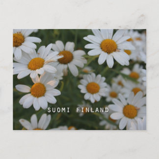 Finland in Flowers, 8th in a series Postcard
