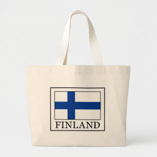 Finland Large Tote Bag
