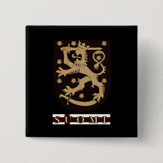 Finland Lion 15 Cm Square Badge