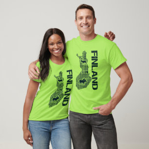 FINLAND MAP shirt - choose style & color