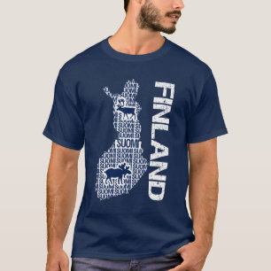 FINLAND MAP shirt - choose style & color