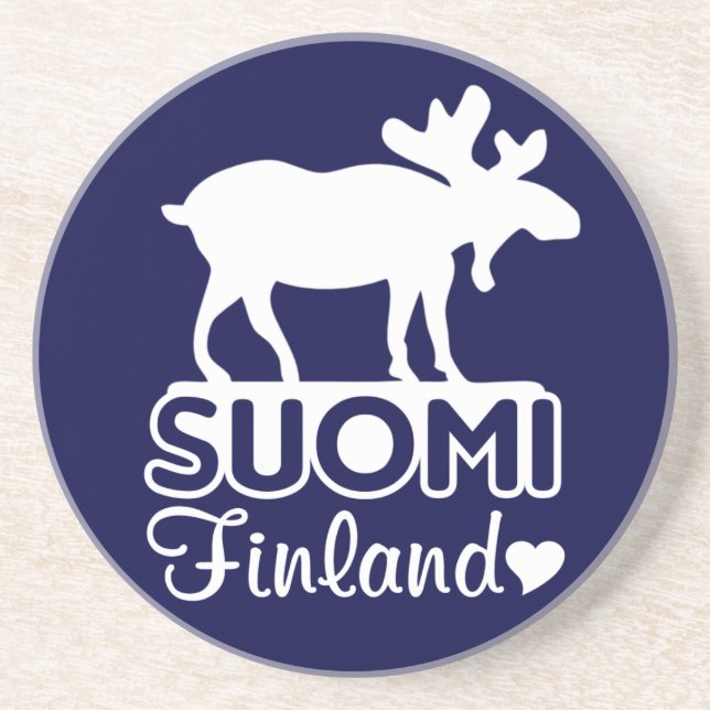 Finland Moose coaster (Front)