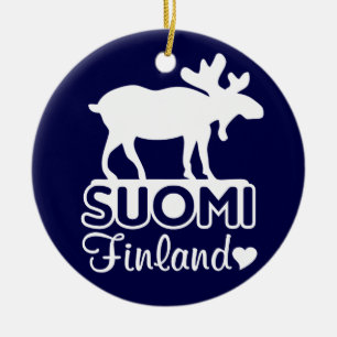 Finland Moose ornament