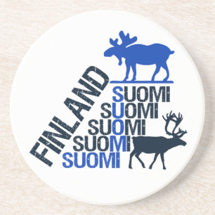 Finland Moose & Reindeer coaster