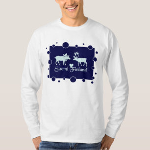 Finland Moose & Reindeer T-shirt