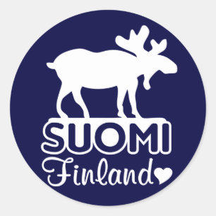 Finland Moose stickers