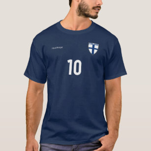 Finland National Football Team Soccer Retro T-Shirt