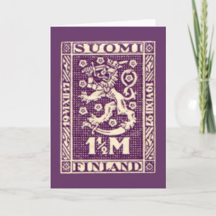 Finland Purple Lion Card, SUOMI Card