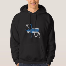 Finland Reindeer Hoodie