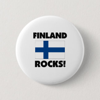 Finland Rocks 6 Cm Round Badge