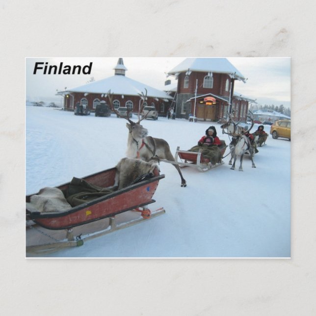 finland-santa-Angie—.jpg Holiday Postcard (Front)