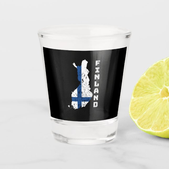 Finland Shot Glass (Front)