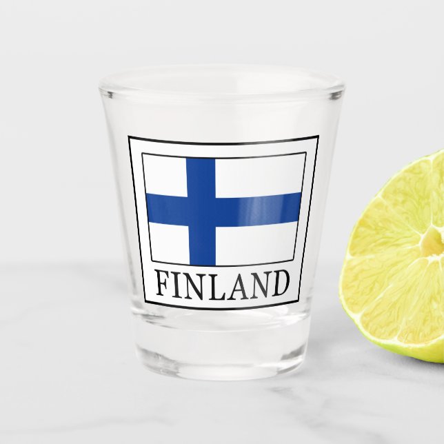 Finland Shot Glass (Front)