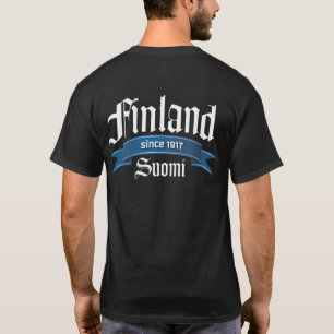 Finland Since 1917 Rev Back T-Shirt