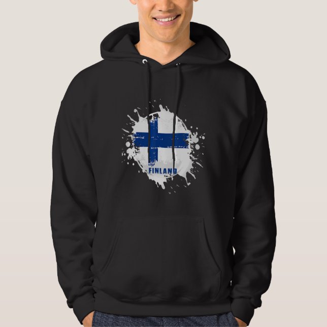 Finland Splash Hoodie (Front)