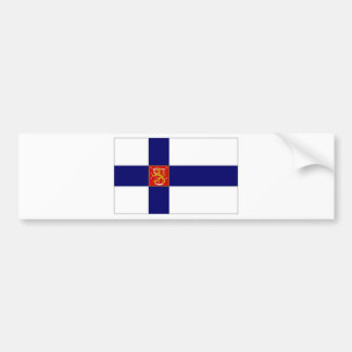 Finland State Flag Bumper Sticker