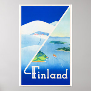 Finland, Summer and Winter, Poster