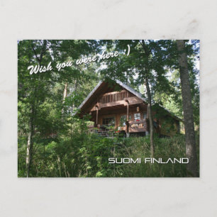 Finland Summer Cottage Postcard