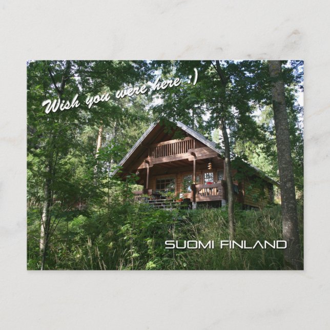 Finland Summer Cottage Postcard (Front)