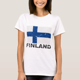 Finland Vintage Flag T-Shirt