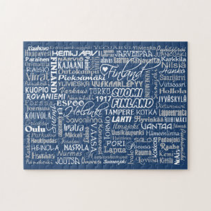 Finland's Towns puzzle