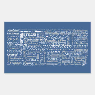 Finland's Towns stickers