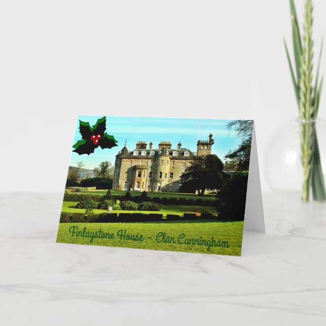 Finlaystone House – Cunningham Clan Christmas Card (Front)