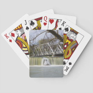 Finley Dam After The Rain Playing Cards