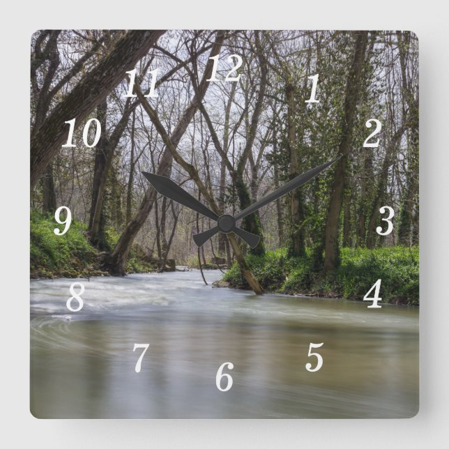 Finley Tranquillity In Spring Time Wall Clock (Front)