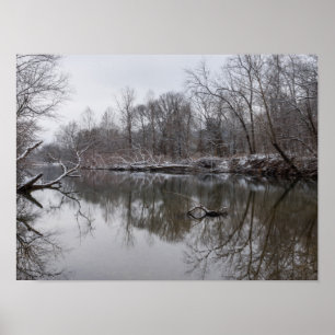 Finley Winter Reflections Poster