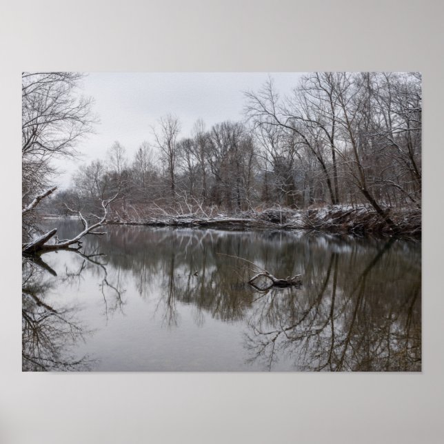 Finley Winter Reflections Poster (Front)
