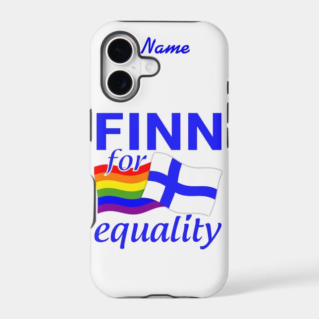 Finn 4 Equality custom iPhone 5 Case-Mate (Back)