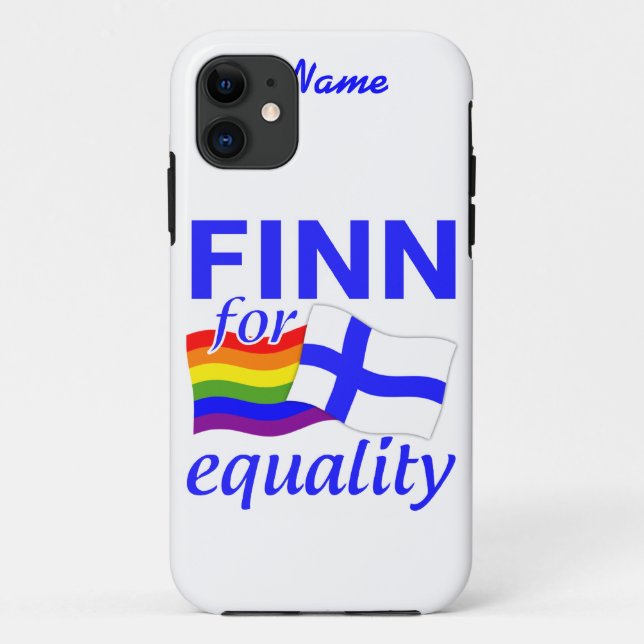 Finn 4 Equality custom iPhone 5 Case-Mate Case (Back)