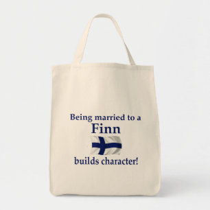 Finn Builds Character Tote Bag