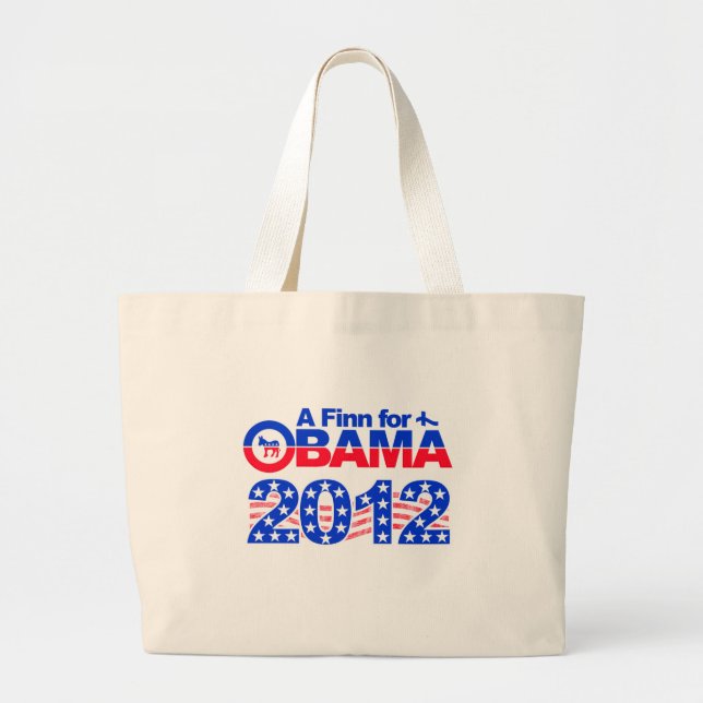 FINN FOR OBAMA 2012 bag (Front)