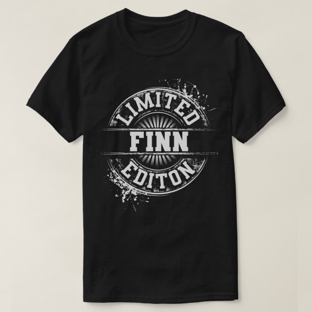 FINN Funny Surname Family Tree Birthday Reunion Gi T-Shirt (Design Front)