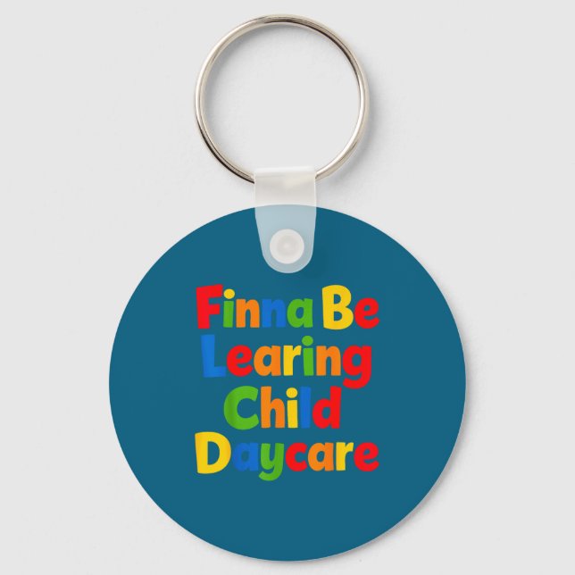 Finna Be Learing Child Daycare Quality Learning Ce Key Ring (Front)