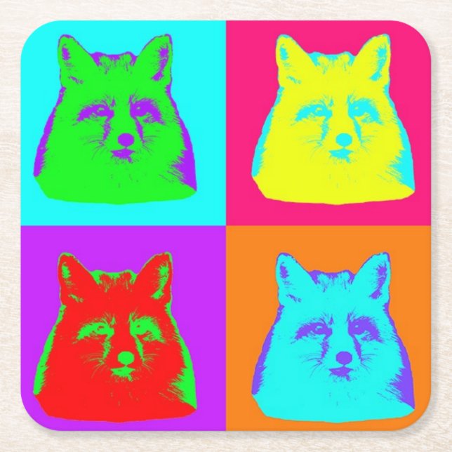 Finneas the Fox Coaster (Front)