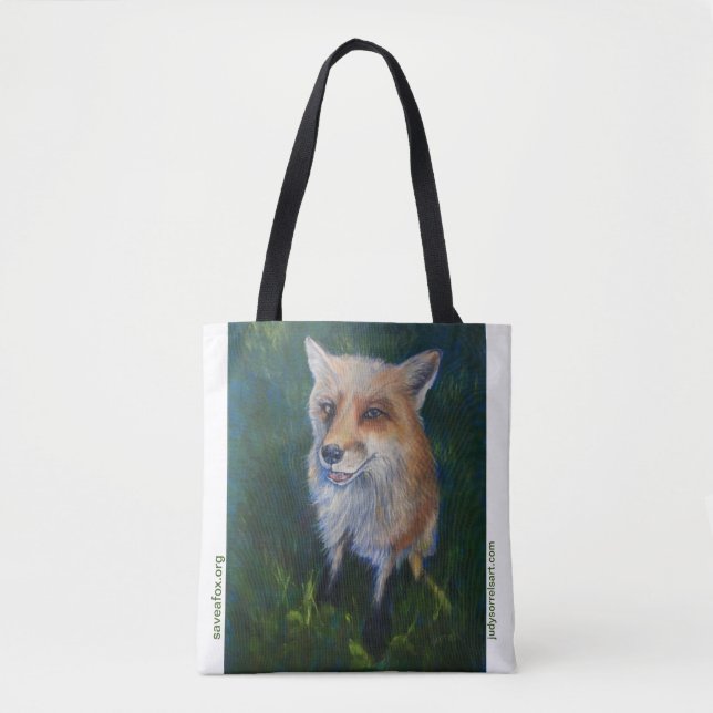 Finnegan Fox Tote Bag (Front)