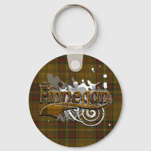 Finnegan Tartan Grunge Key Ring