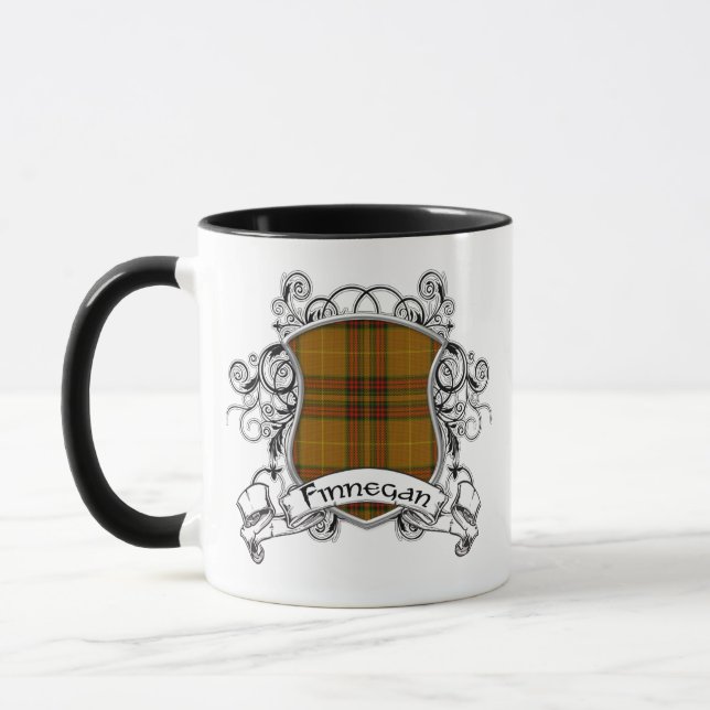 Finnegan Tartan Shield Mug (Left)