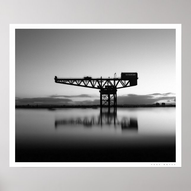 Finnieston Crane Glasgow Poster (Front)